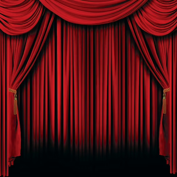Red Movie Theater Curtains